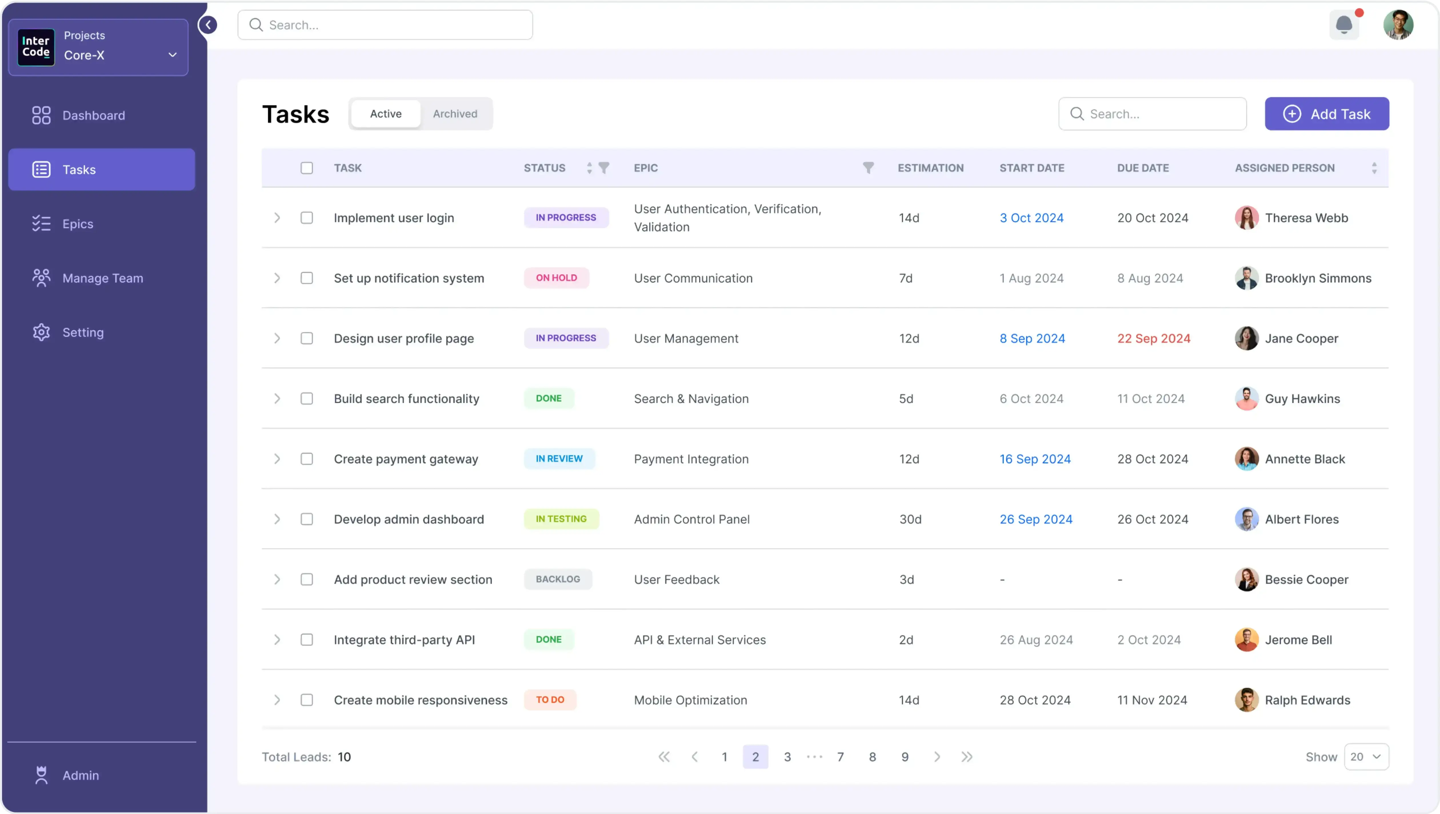 The image for Project Management Tool content!
